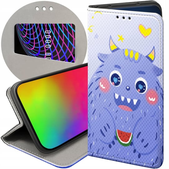 ETUI Z KLAPKĄ DO SAMSUNG GALAXY A6 2018 WZORY POTWORY POTWÓR MONSTER CASE Samsung Electronics