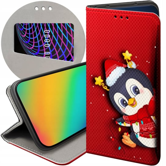 Etui Z Klapką Do Samsung Galaxy A7 2018 Wzory Święta Christmas Mikołaj Case Samsung Electronics