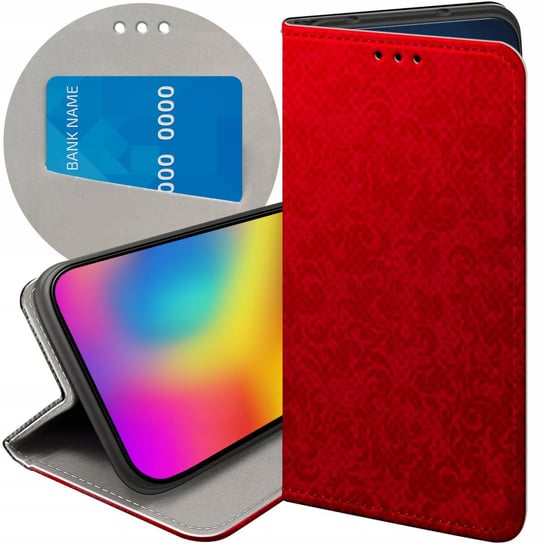 Etui Z Klapką Do Samsung Galaxy A70 Wzory Czerwone Serca Róże Futerał Case Samsung