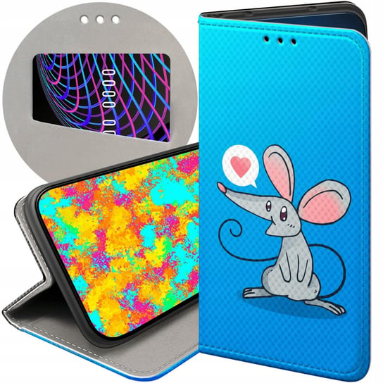 ETUI Z KLAPKĄ DO SAMSUNG GALAXY A70 WZORY MYSZKA MOUSE MINI FUTERAŁ CASE Samsung Electronics