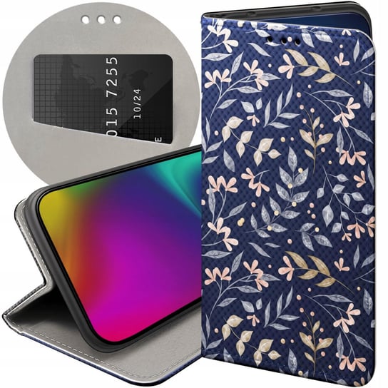 ETUI Z KLAPKĄ DO SAMSUNG GALAXY A71 WZORY FLORAL BOTANIKA BUKIETY FUTERAŁ Samsung Electronics