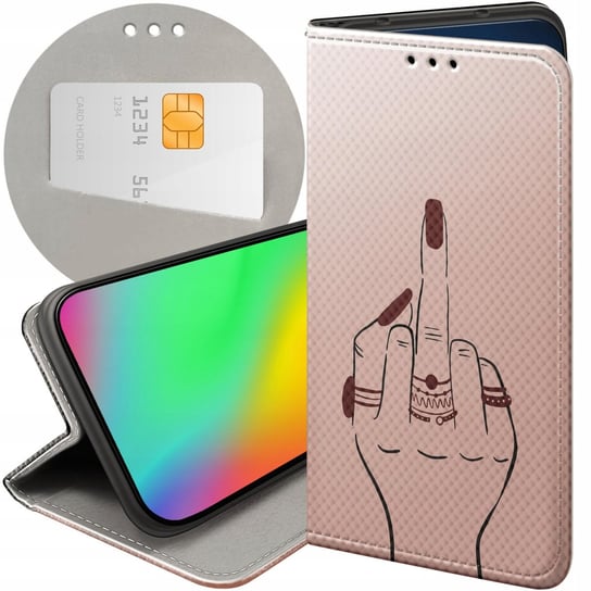 Etui Z Klapką Do Samsung Galaxy A71 Wzory Fuck You Fuck Off Futerał Case Samsung Electronics