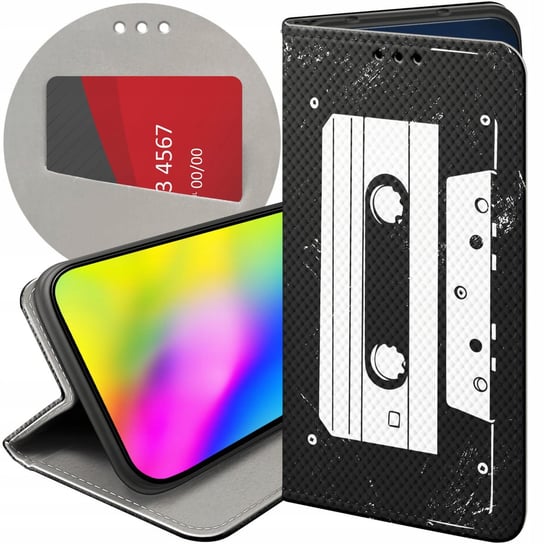 ETUI Z KLAPKĄ DO SAMSUNG GALAXY A71 WZORY RETRO OLD SCHOOL MUZYKA GRY CASE Samsung Electronics