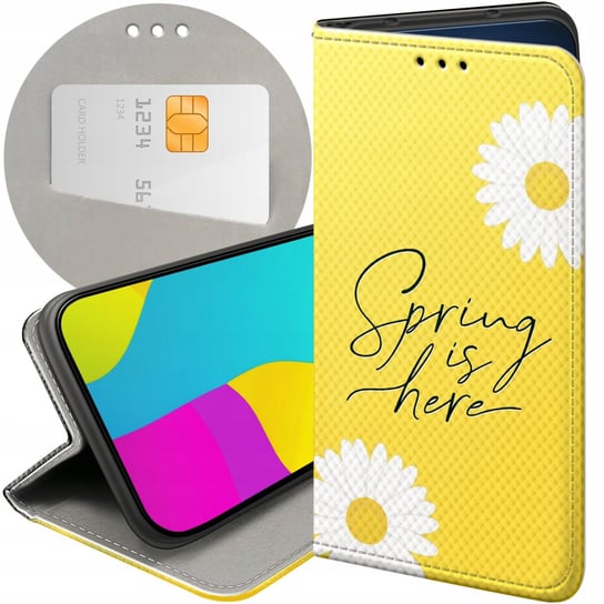 ETUI Z KLAPKĄ DO SAMSUNG GALAXY A71 WZORY WIOSNA WIOSENNE SPRING FUTERAŁ Samsung Electronics