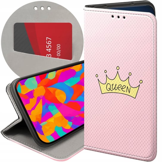 ETUI Z KLAPKĄ DO SAMSUNG GALAXY A72 WZORY KSIĘŻNICZKA QUEEN PRINCESS CASE Samsung Electronics