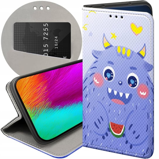 ETUI Z KLAPKĄ DO SAMSUNG GALAXY A72 WZORY POTWORY POTWÓR MONSTER FUTERAŁ Samsung Electronics