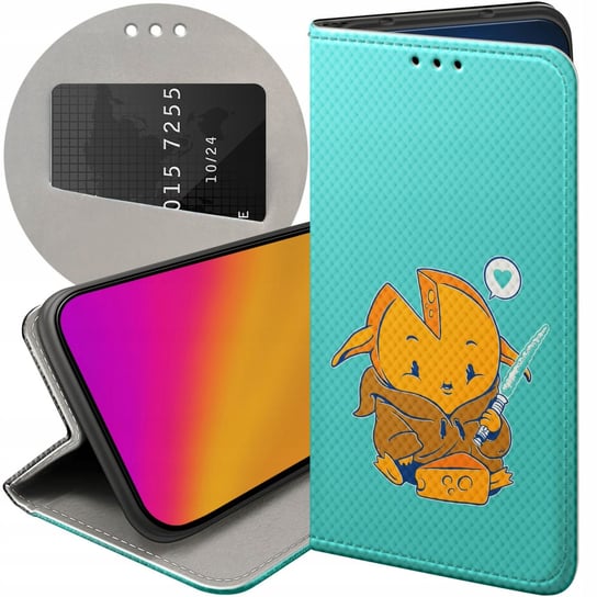 ETUI Z KLAPKĄ DO SAMSUNG GALAXY A8 2018 WZORY BABY SŁODKIE CUTE FUTERAŁ Samsung Electronics