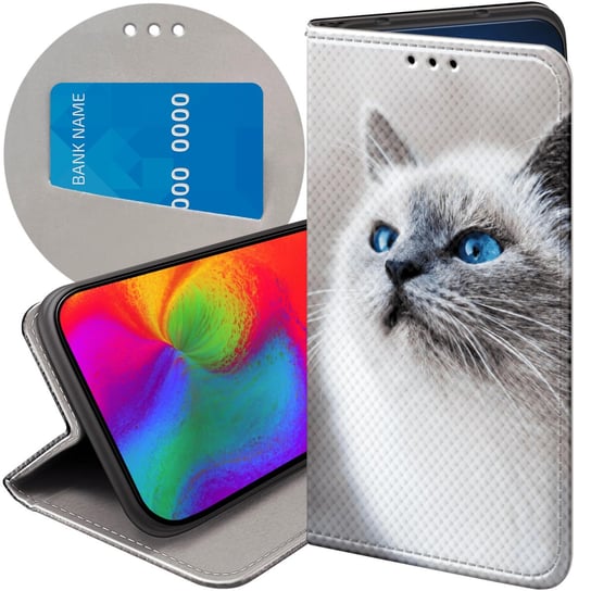 ETUI Z KLAPKĄ DO SAMSUNG GALAXY J3 2017 WZORY ANIMALS ZDJĘCIA ZWIERZĘTA Samsung