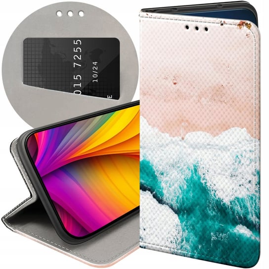 ETUI Z KLAPKĄ DO SAMSUNG GALAXY J3 2017 WZORY NATURA PRZYRODA KRAJOBRAZY Samsung Electronics