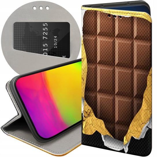Etui Z Klapką Do Samsung Galaxy J4 Plus Wzory Czekolada Choco Słodycze Case Samsung