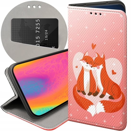 ETUI Z KLAPKĄ DO SAMSUNG GALAXY J4 PLUS WZORY LOVE MIŁOŚĆ ZAKOCHANIE CASE Samsung Electronics