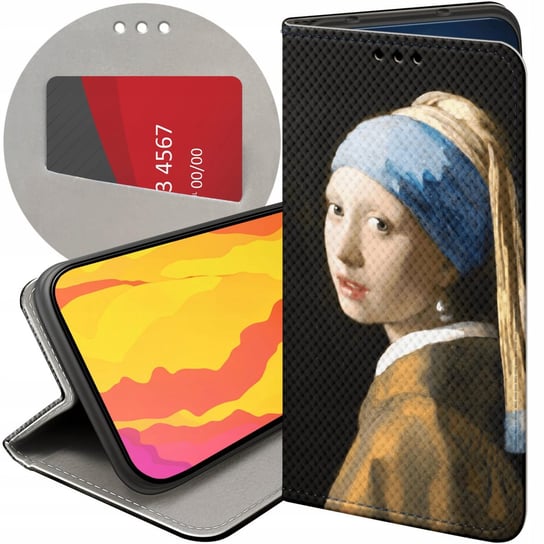 ETUI Z KLAPKĄ DO SAMSUNG GALAXY J4 PLUS WZORY VERMEER JOHANNES MALARZ CASE Samsung Electronics