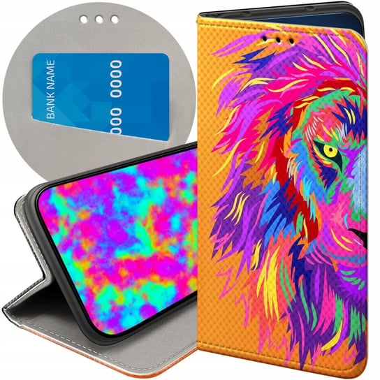 ETUI Z KLAPKĄ DO SAMSUNG GALAXY J5 2016 WZORY NEONOWE NEON JASKRAWE FUTERAŁ Samsung Electronics