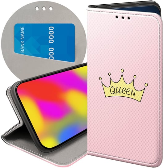 ETUI Z KLAPKĄ DO SAMSUNG GALAXY J5 (2017) WZORY KSIĘŻNICZKA QUEEN PRINCESS Samsung Electronics