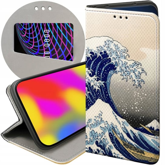 ETUI Z KLAPKĄ DO SAMSUNG GALAXY J6 PLUS WZORY JAPONIA KWIATY TOKIO FUTERAŁ Samsung Electronics