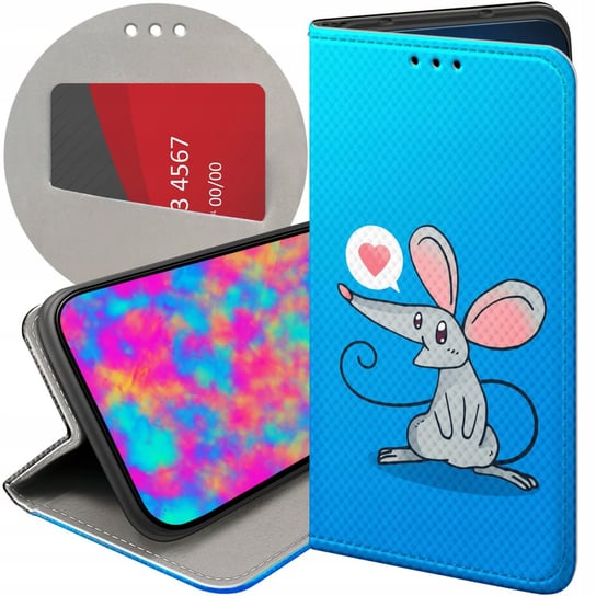 ETUI Z KLAPKĄ DO SAMSUNG GALAXY J7 2016 WZORY MYSZKA MOUSE MINI FUTERAŁ Samsung Electronics