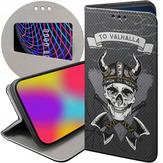 ETUI Z KLAPKĄ DO SAMSUNG GALAXY J7 2016 WZORY WIKINGOWIE VIKING RUNY ODYN Samsung Electronics