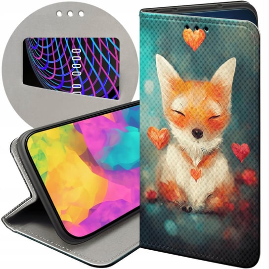 ETUI Z KLAPKĄ DO SAMSUNG GALAXY J7 2017 WZORY LISKI LISY FOX FUTERAŁ CASE Samsung Electronics