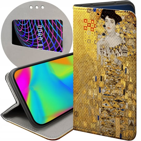 ETUI Z KLAPKĄ DO SAMSUNG GALAXY M11 WZORY KLIMT GUSTAV POCAŁUNEK FUTERAŁ Samsung Electronics