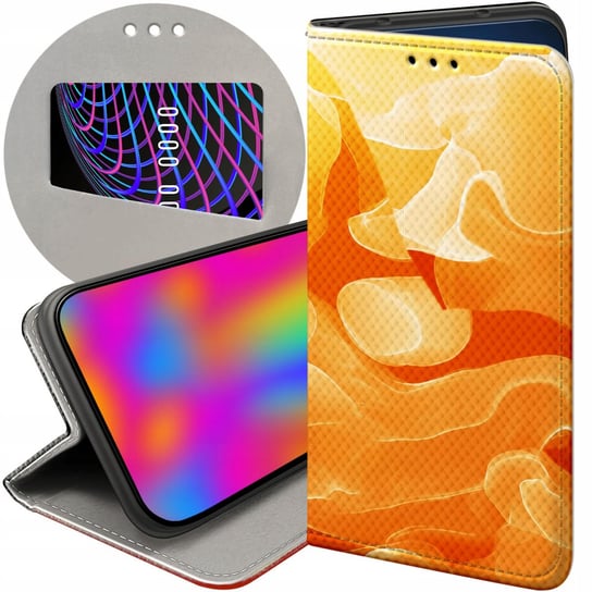 ETUI Z KLAPKĄ DO SAMSUNG GALAXY M11 WZORY POMARAŃCZOWE POMARAŃCZE ORANGE Samsung Electronics