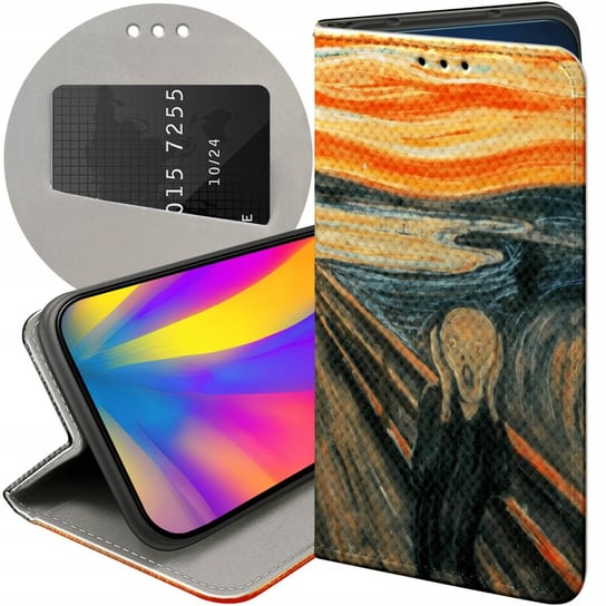 ETUI Z KLAPKĄ DO SAMSUNG GALAXY M13 WZORY EDVARD MUNCH KRZYK MALARSTWO CASE Samsung Electronics