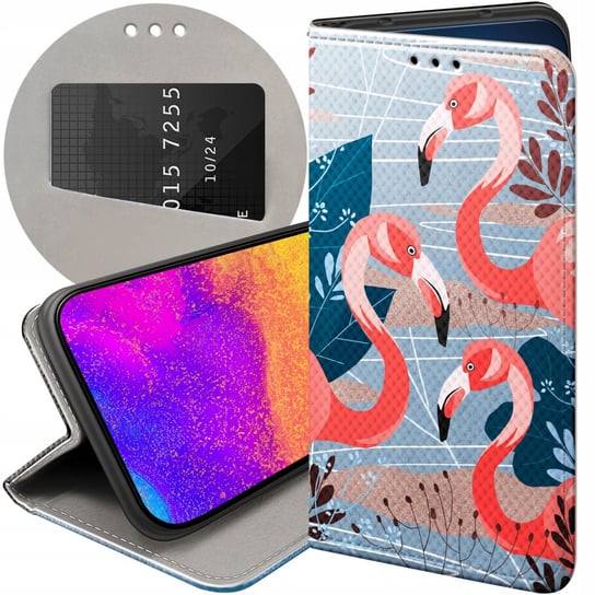 Etui Z Klapką Do Samsung Galaxy M13 Wzory Flaming Flamingi Ptaki Futerał Samsung Electronics