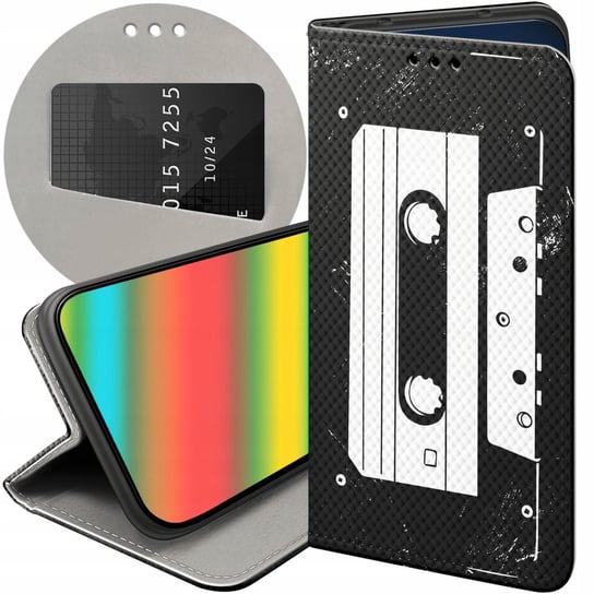 ETUI Z KLAPKĄ DO SAMSUNG GALAXY M13 WZORY RETRO OLD SCHOOL MUZYKA GRY CASE Samsung Electronics