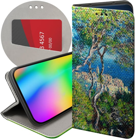 ETUI Z KLAPKĄ DO SAMSUNG GALAXY M21 WZORY CLAUDE MONET FUTERAŁ POKROWIEC Samsung Electronics