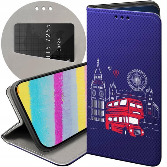 ETUI Z KLAPKĄ DO SAMSUNG GALAXY M21 WZORY TRAVEL PODRÓŻ PRZYGODA FUTERAŁ Samsung Electronics