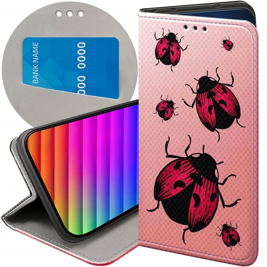 ETUI Z KLAPKĄ DO SAMSUNG GALAXY M23 5G WZORY BIEDRONKA Z BIEDRONKĄ LADYBUG Samsung Electronics