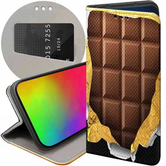 Etui Z Klapką Do Samsung Galaxy M23 5G Wzory Czekolada Choco Słodycze Case Samsung Electronics