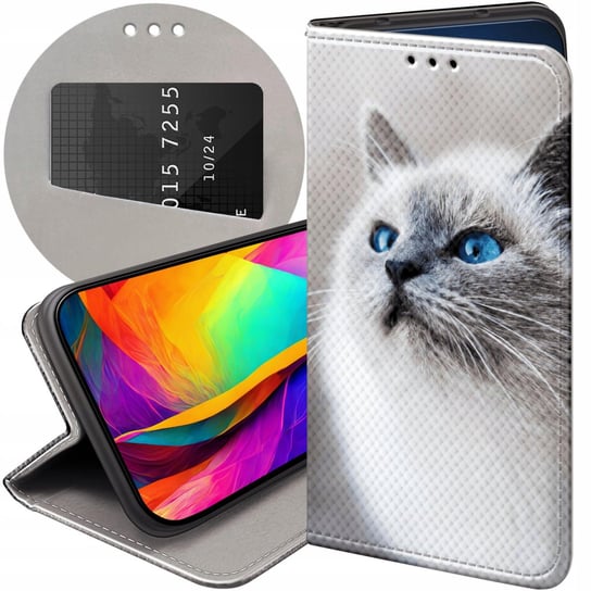 ETUI Z KLAPKĄ DO SAMSUNG GALAXY M33 5G WZORY ANIMALS ZDJĘCIA ZWIERZĘTA CASE Samsung Electronics