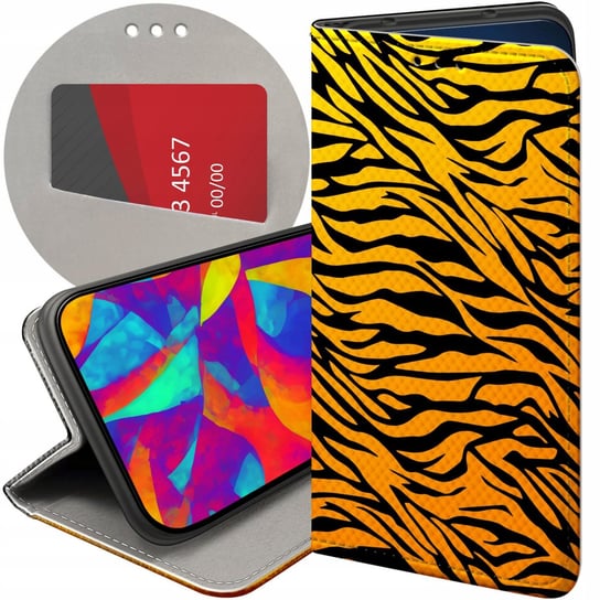 ETUI Z KLAPKĄ DO SAMSUNG GALAXY M33 5G WZORY TYGRYS TYGRYESK TIGER FUTERAŁ Samsung Electronics