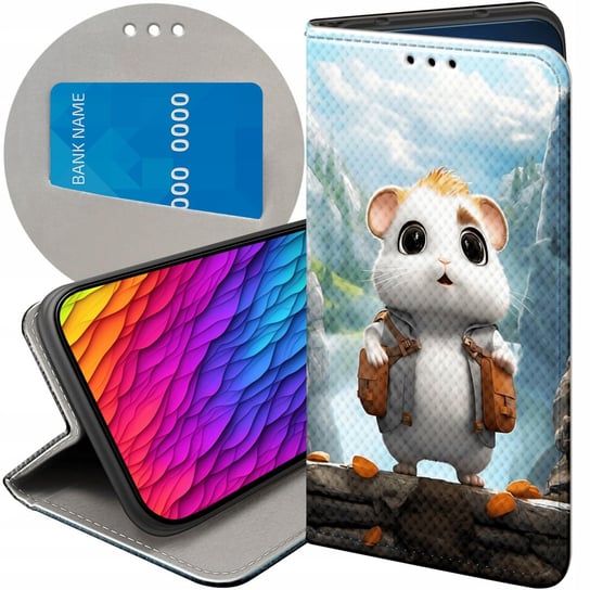 ETUI Z KLAPKĄ DO SAMSUNG GALAXY M52 5G WZORY CHOMIKI SZYNSZYLE MYSZOWATE Samsung Electronics