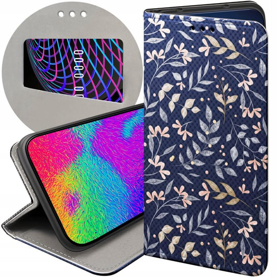 ETUI Z KLAPKĄ DO SAMSUNG GALAXY M52 5G WZORY FLORAL BOTANIKA BUKIETY CASE Samsung Electronics