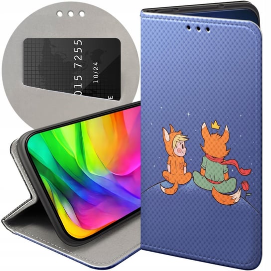 ETUI Z KLAPKĄ DO SAMSUNG GALAXY M52 5G WZORY MAŁY KSIĄŻĘ LISEK RÓŻA PLANETA Samsung Electronics