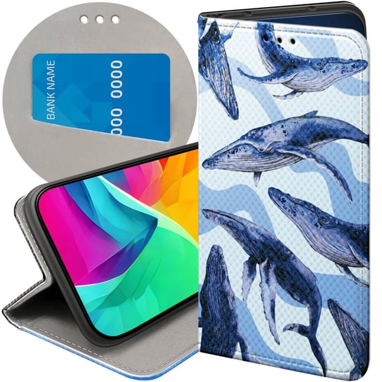 ETUI Z KLAPKĄ DO SAMSUNG GALAXY S10 PLUS WZORY MORZE FALE WODA AQUA FUTERAŁ Samsung Electronics