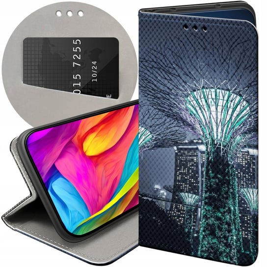 ETUI Z KLAPKĄ DO SAMSUNG GALAXY S10 WZORY MIASTA ARCHITEKTURA URBAN FUTERAŁ Samsung