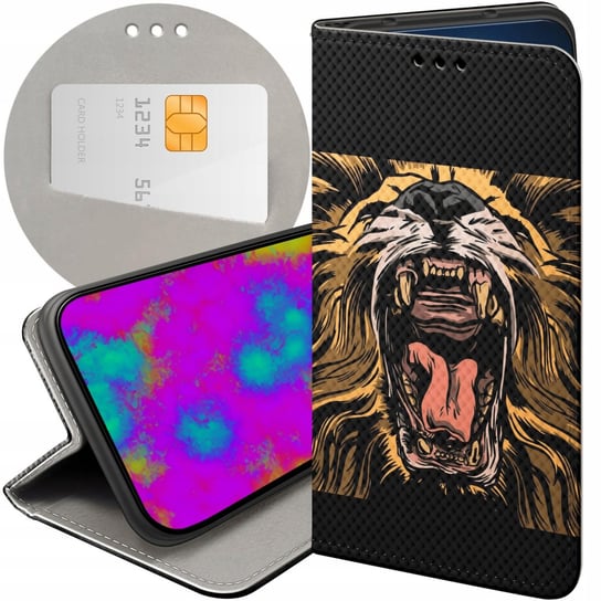 Etui Z Klapką Do Samsung Galaxy S10E Wzory Lew Lwy Lwica Futerał Pokrowiec Samsung Electronics