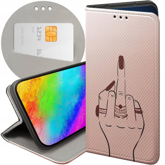 Etui Z Klapką Do Samsung Galaxy S20 Fe / 5G Wzory Fuck You Fuck Off Futerał Samsung Electronics