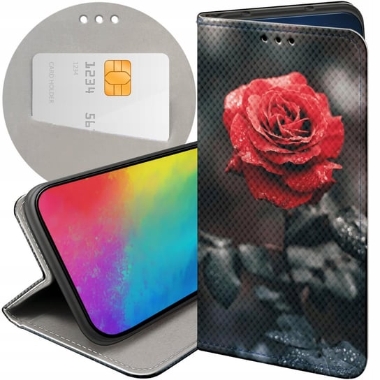 ETUI Z KLAPKĄ DO SAMSUNG GALAXY S20 FE / 5G WZORY RÓŻA Z RÓŻĄ ROSE FUTERAŁ Samsung Electronics