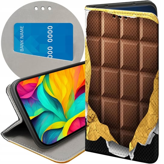 Etui Z Klapką Do Samsung Galaxy S21 Plus Wzory Czekolada Choco Słodycze Samsung