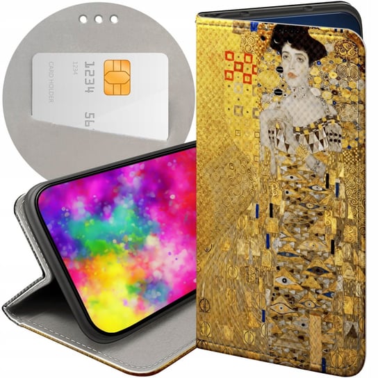 ETUI Z KLAPKĄ DO SAMSUNG GALAXY S21 PLUS WZORY KLIMT GUSTAV POCAŁUNEK CASE Samsung Electronics