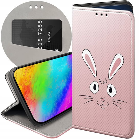 Etui Z Klapką Do Samsung Galaxy S21 Plus Wzory Królik Zając Bunny Futerał Samsung