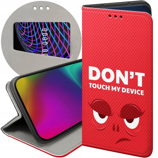 ETUI Z KLAPKĄ DO SAMSUNG GALAXY S21 PLUS WZORY ŚMIESZNE ZABAWNE WESOŁE CASE Samsung Electronics