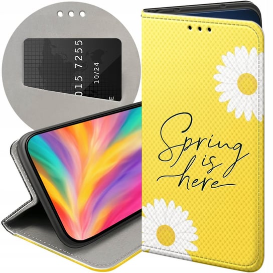 ETUI Z KLAPKĄ DO SAMSUNG GALAXY S21 ULTRA WZORY WIOSNA WIOSENNE SPRING CASE Samsung Electronics