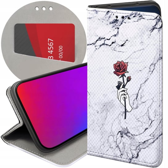 ETUI Z KLAPKĄ DO SAMSUNG GALAXY S21 WZORY DAMSKIE KOBIECE STYLOWE FUTERAŁ Samsung Electronics