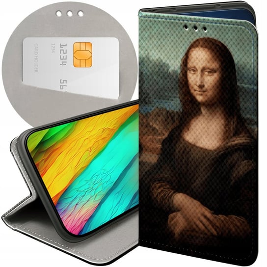 ETUI Z KLAPKĄ DO SAMSUNG GALAXY S21 WZORY LEONARDO DA VINCI MONA ŁASICZKA Samsung Electronics