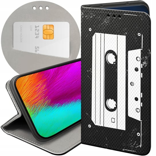 ETUI Z KLAPKĄ DO SAMSUNG GALAXY S21 WZORY RETRO OLD SCHOOL MUZYKA GRY CASE Samsung Electronics