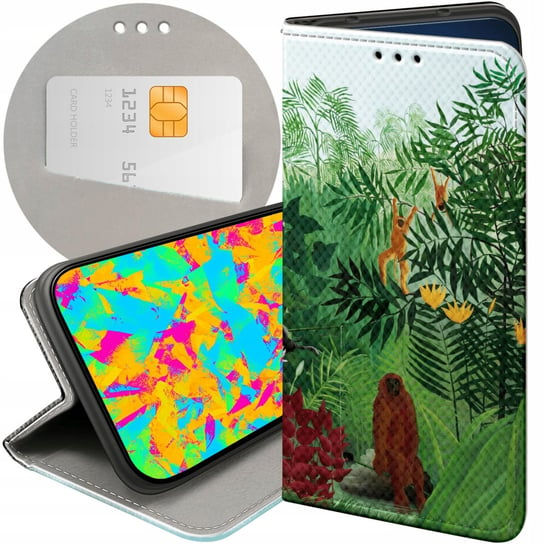 Etui Z Klapką Do Samsung Galaxy S22 Wzory Henri Rousseau Pejzaż Malarz Case Samsung